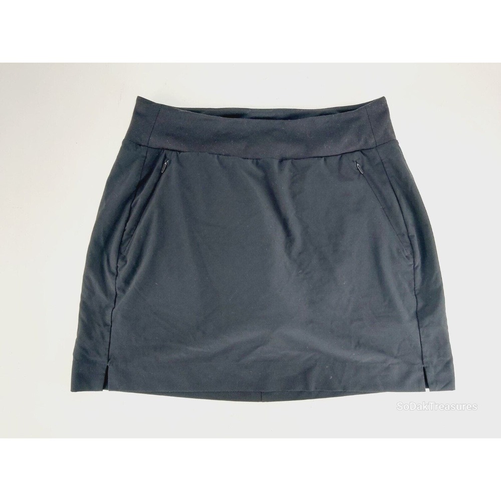 Athleta Soho Skort Black Athletic Skirt Womens Size 8